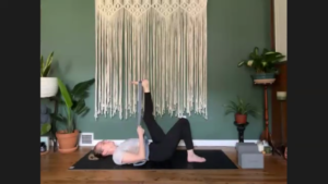 Peak Pose Eka Pada Konasana II Yoga Flow